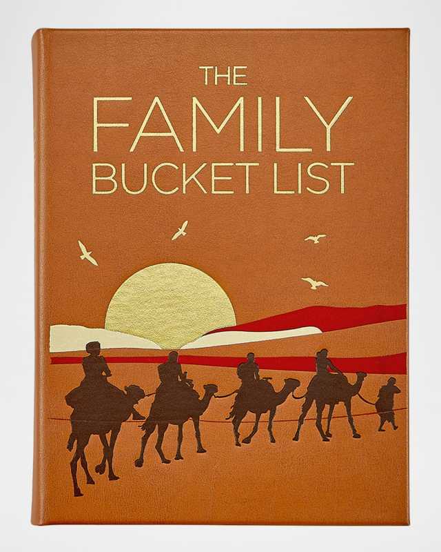 "The Family Bucket List" Leather-Bound Book by Nana Luckham & Kath Stathers